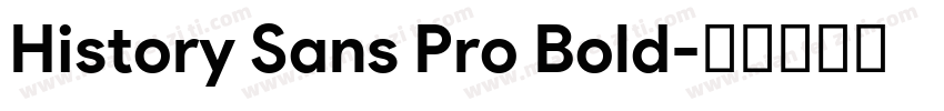 History Sans Pro Bold字体转换